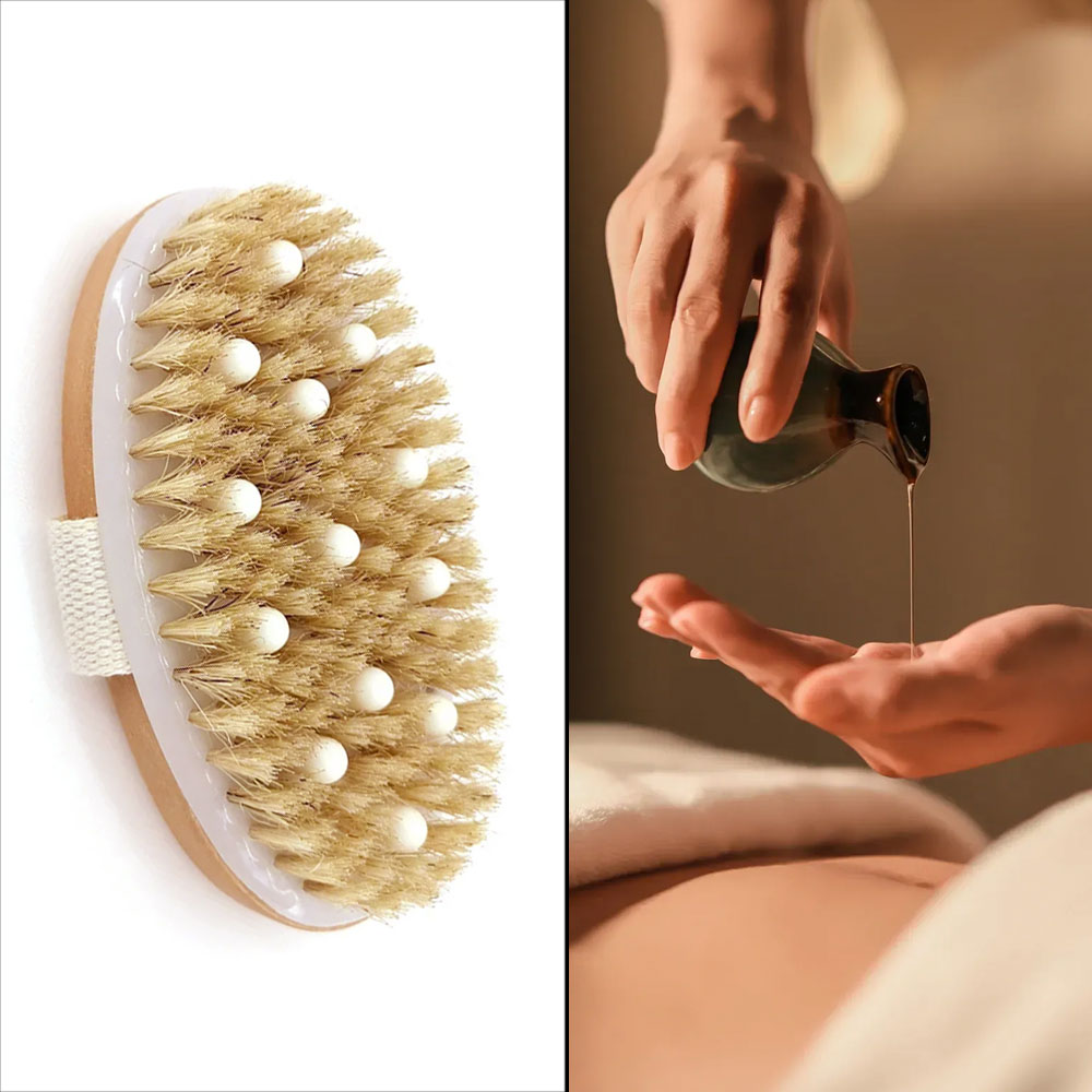 Dry Brush Body - 2 In 1 Dry Skin Body