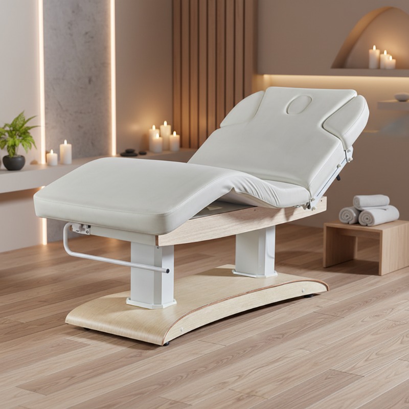 Wellness Spa With Hotel - Factory Customized Synthetic Leather Massage Bed
