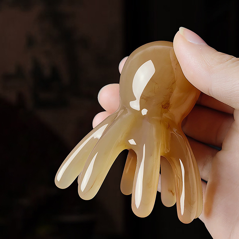 Spa Wellness In - 2Pcs Resin Octopus Comb Scalp Meridian