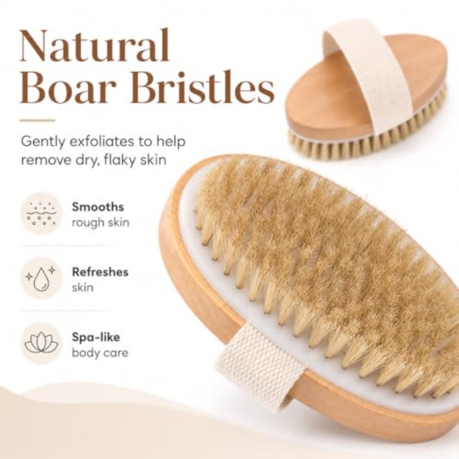 Dry Body Brush 2 Pack, Natural - Dry Brush Body review and price