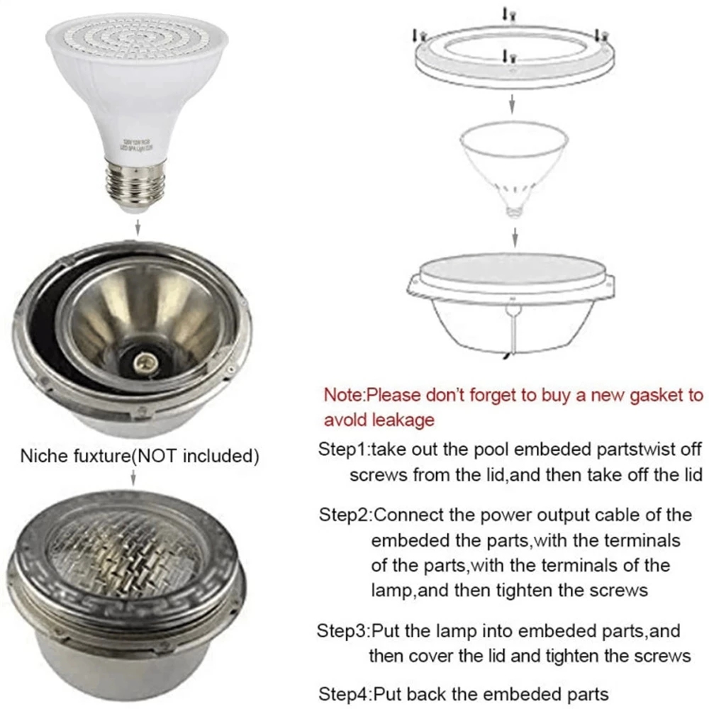 RGB LED Swimming Pool Light E2 - Xy Spa & Wellness George Town Photos review and price