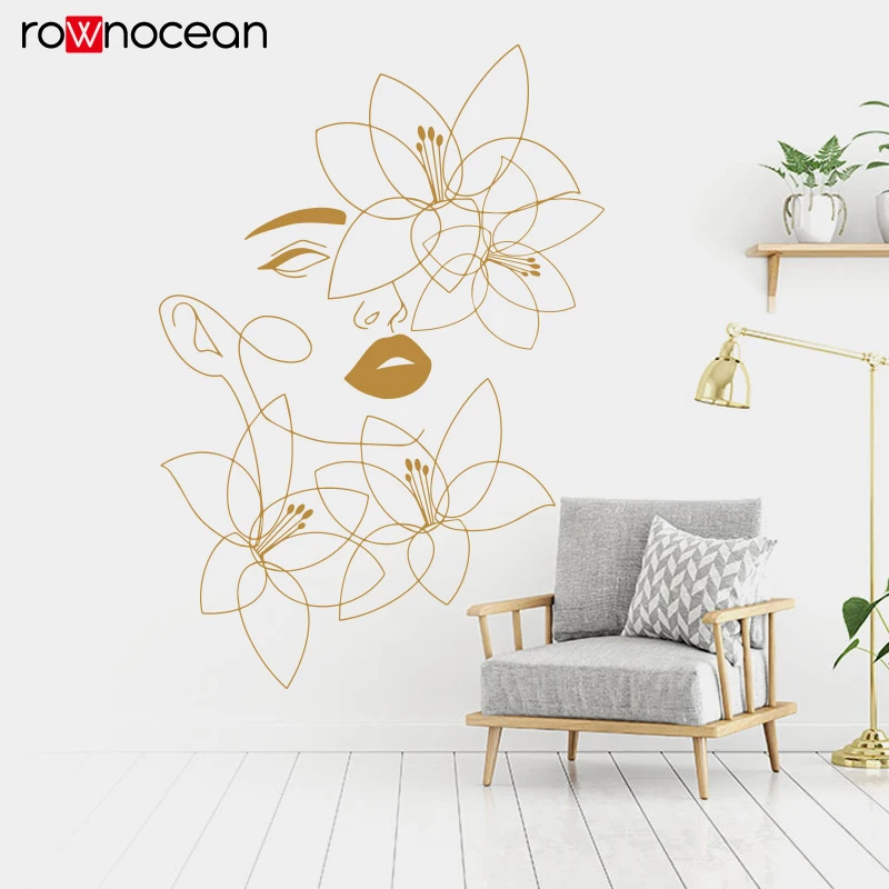 One Line Wall Decals Beauty Wa - Spa Wellness In review and price