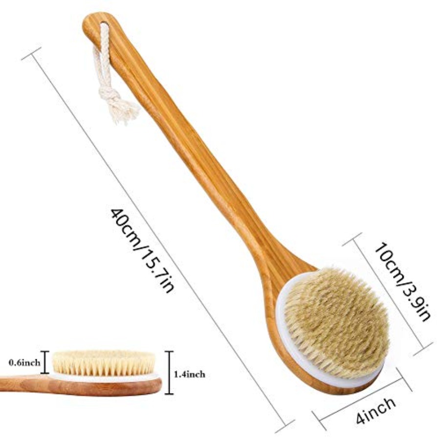 Shower Brush with Natural Bris - Dry Brush Body review and price