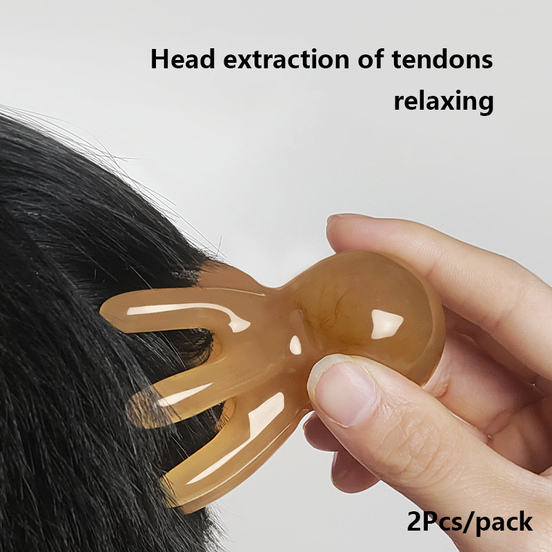 2Pcs Resin Octopus Comb Scalp  - Spa Wellness In review and price
